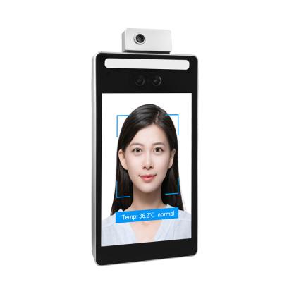 China 8 Inch ROHS Face Recognition Temperature Measurement Door Access Control for sale