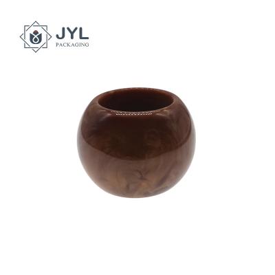 China Resin Hollow Diffuser Bottle Caps Durable Marble Aroma Cover for sale