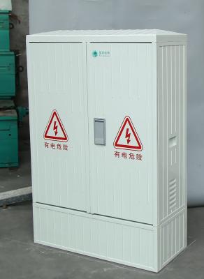 China Lockable Free Standing Enclosure Box Of Polyester SMC Fiber Glass Material for sale