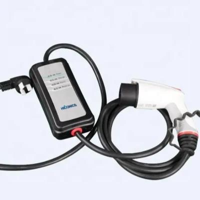 China Type 2 Electric EV Charging Stations 16A 3.5KW Portable Car Charger for sale