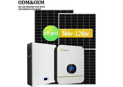 China Sistema de armazenamento de energia solar para uso doméstico 5.5kw 60HZ Off Grid Pacote completo à venda