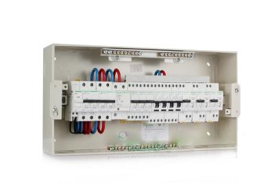 China Caja de distribución eléctrica del soporte de la pared de Grey White Electrical Distribution Cabinet IEC60439-3 en venta
