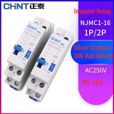 China Impulse Latching Relay Industrial Electrical Controls 1 Phase 16A 250V AC-28V DC for sale