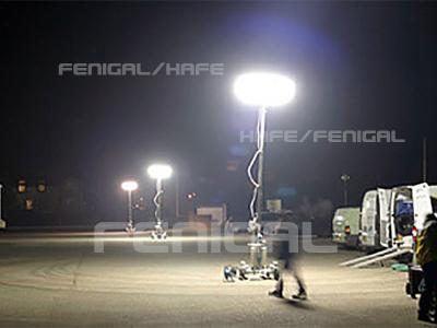 Chine lumière de ballon de lune du trépied 1000w avec le véhicule léger mobile transportable à vendre