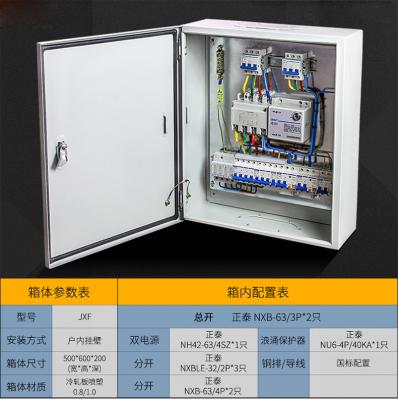 China SPHC Electrical Distribution Panel 60A 220V AC Distribution Box for sale