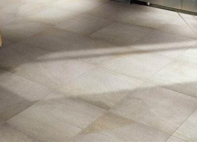 China Natural Stone Effect Porcelain Floor Tiles 10Mm Light Grey High Hardness for sale