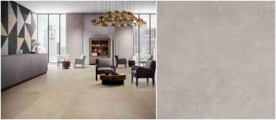 China Cream Beige Kitchen Floor And Wall Tiles Marble Cement Mix Look Style for sale