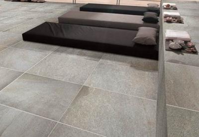 China Stone Look Porcelain Bathroom Tile 60x60 Cm Less Than 0.05% Absorption Rate for sale