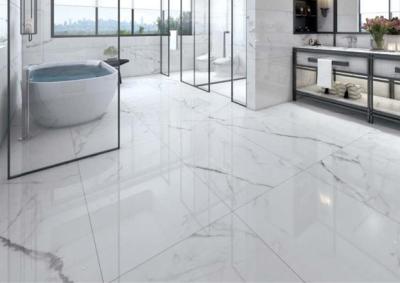 China Classic Carrara Hd Porcelain Tile Matte Surface for Bright 24 X 48 Floor for sale