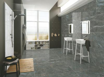 China Glazed Textured Porcelain Floor Tile , Indoor Outdoor Porcelain Tiles for sale