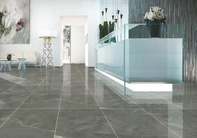 China Luxury Stone Effect Porcelain Tiles / Thin Polished Porcelain Floor Tile for sale