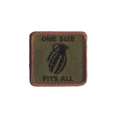 China Military Morale Patches Merrowed Hooked Bags DIY Veteran Patches For Clothing for sale