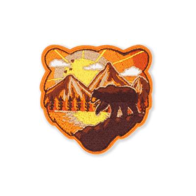 China 3.5 Inch Decorative Iron On Patches , Embroidered Badge Patch For DIY Clothing​ for sale