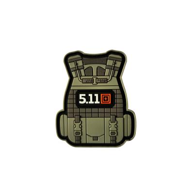China Military PVC Badge Patch Tactical Gear 3D Embroidery For Bags Hats​ for sale