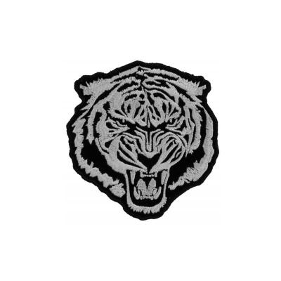 China Laser Cut Clothing Embroidered Patches Heat Sealed Fabric Material For Jacket Decoration en venta