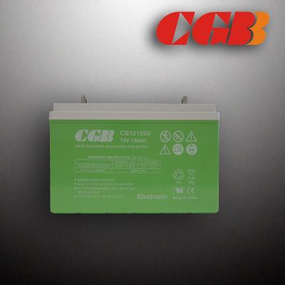 China ABS Sealed Lead Acid Battery CB121000 12V 100AH Valve Regulated Lead Acid Battery for sale