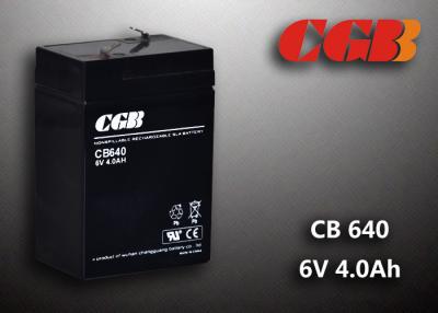 China CB640 No Leaking Sealed Lead Acid Battery 6v 4ah , High Efficiency Ups Battery for sale