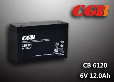 China CB6120 charging high capacity AGM Lead Acid Battery 6V 12AH Anti Erosion Alarm System for sale