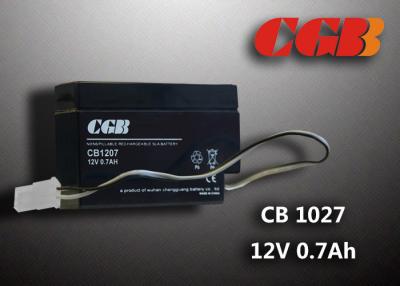 China CB1207 Rechargeable Sealed Lead Acid Battery 12 V 0.7Ah , AGM Electronic Battery for sale