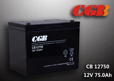 中国 CB12750によって密封された弁は鉛酸蓄電池12V 75AH UPS EPSの使用を調整しました 販売のため