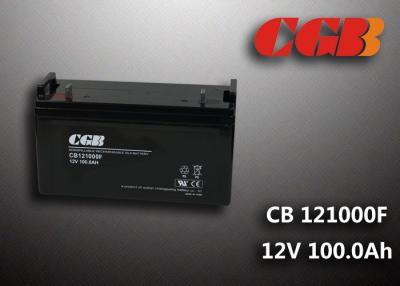 China CB121000F 12V 100Ah Valve Regulated Lead Acid Battery , Wind Supply Energy Storage AGM Battery for sale