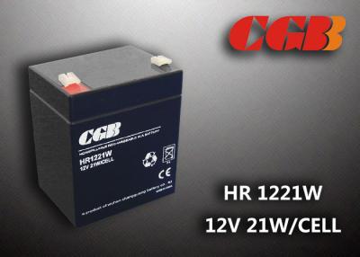 China HR1221W UPS EPS Telecom AGM Sealed Deep Cycle Battery 12V 5AH Rechargeable for sale