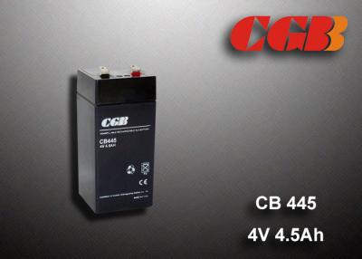 China 4V 4.5AH ABS Plastic Lead Acid Storage Battery Valve Regulated For Alarm System for sale