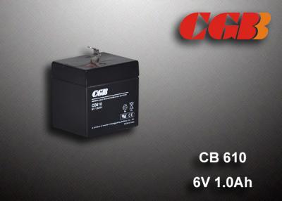 China 1.0ah 6v Sla Battery For Security System , Maintenance Free Lead Acid Battery Replacement for sale