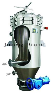 China Stainless Steel Vertical Leaf Filter Pressure Filtration System For Water Treatment for sale