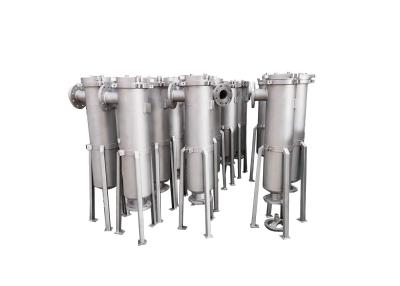 China Stainless Vertical Pulse Jet Bag Filter / High Pressure Bag Filter System for sale