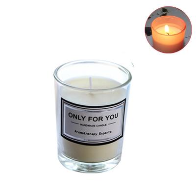 China Tapered Jar Soy Wax Candles , smokeless scented candles 80mm Size for sale