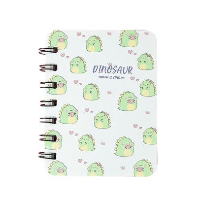 China Hardcover Spiral Bound Unlined Notebook A6 Size Multi Color 80 Sheets for sale