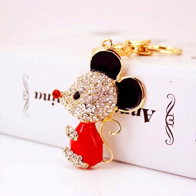China Mouse Unique Keychains For Ladies Alloy Material Multioccasion for sale