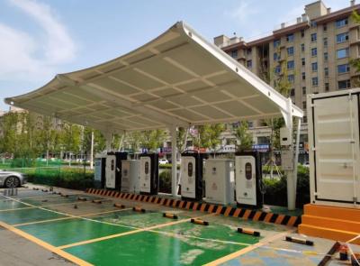 China Estação de carregamento solar ao ar livre Estação de carregamento de painéis solares para veículos elétricos à prova d'água à venda