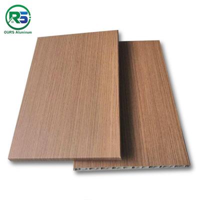 China Wood Graid  Aluminum Honeycomb Panel / Curtain Wall Sandwich Metal Panel for sale