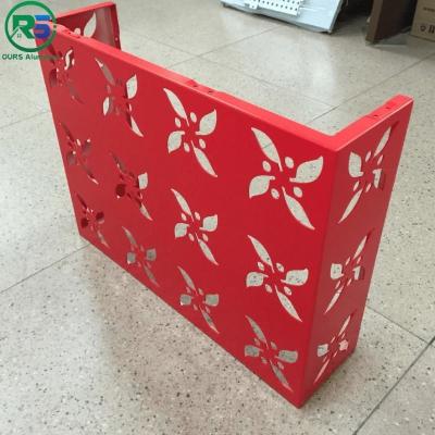 China Perforated Sheets Aluminum Metal Cover For Ac Unit Outdoor Protection Cover Fireproof for sale