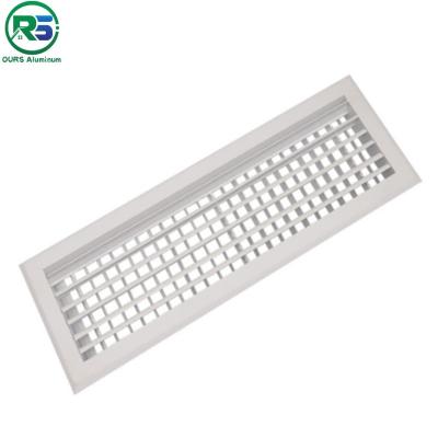 China Adjustable Metal Air Conditioner Decorative Wall Vent Covers 16x8  12x8 Air Register for sale