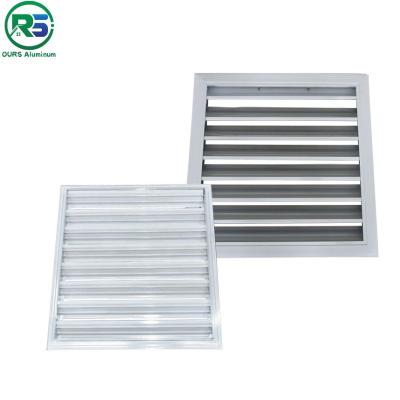 China Air Supply Grille Cover Metal Air Conditioner Cover Aluminum Vent  Exterior Wall Decoration for sale