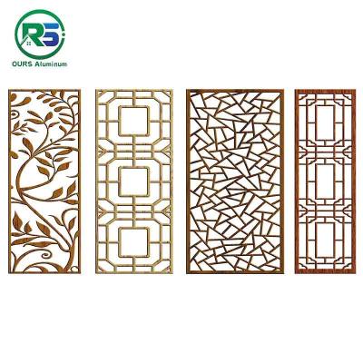 China Simple Style Aluminum Decorative Metal Window Grilles Indoor Facades 3.0mm 3.5mm 4.0mm for sale