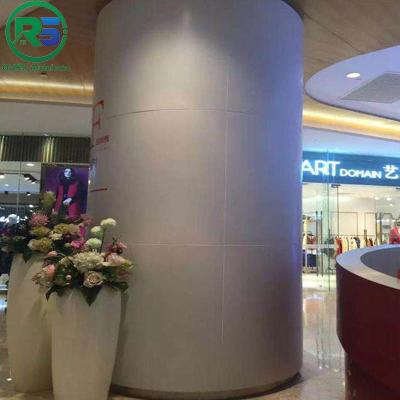 China External Decoration Aluminium Panel For Wall 2.0mm Curved Column Seamed Cover for sale