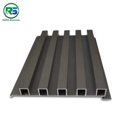 China Tejas de madera sólidas no inflamables de pared de la hoja decorativa de aluminio del panel 3.0m m en venta