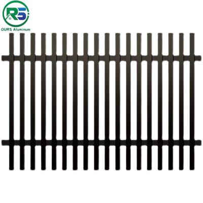 China Backyard Garden Aluminum Privacy Fence For Stylish Low Maintenance for sale