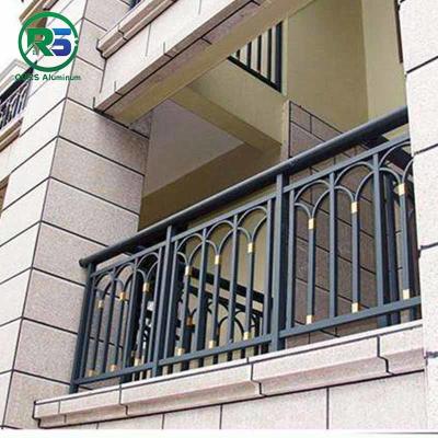 China Residential Durable Contemporary Aluminum Fence PVDF Powder Coating Multiple Shapes for sale