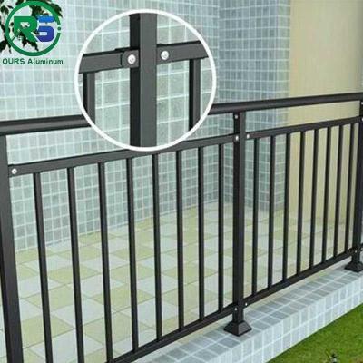 China Simple Style Contemporary Aluminum Fence Square Tube Balustrade for sale