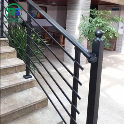 China CE ISO Black aluminum hand rail Fabrication Method Best Editable Construction for sale