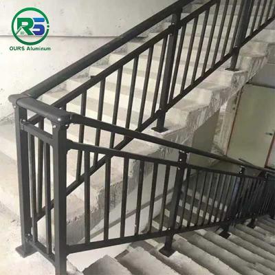 China Outdoor Steps Exterior Aluminum Stair Railing Handrail Adjustable 1500 Mm 1800 Mm for sale