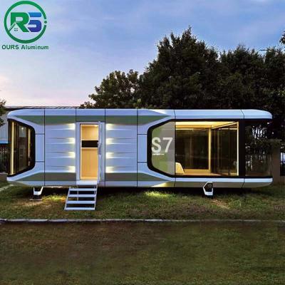China Weather Resistance Alcoa Aluminum House All Aluminum Space Capsule Outdoor for sale