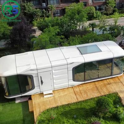 China 40ft Sunshine Alcoa Aluminum House Complete Container Hotel Capsule Home for sale