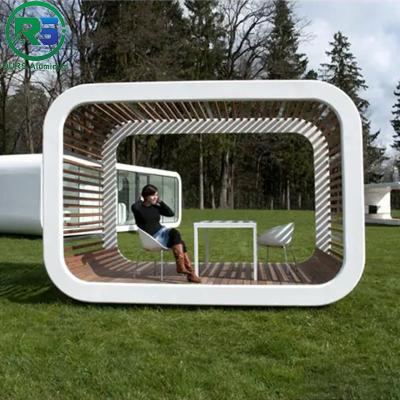 China Camping Aluminum Capsule House 40ft Sunshine House Complete Container Resort Hotel for sale