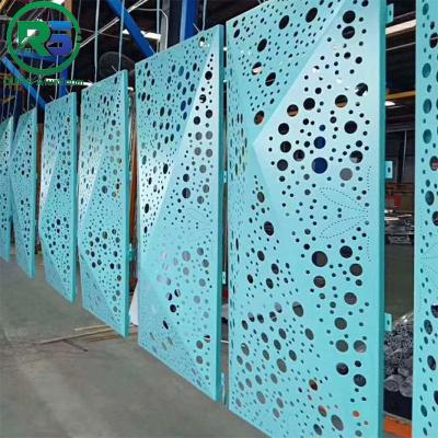 China Artistic Corte a laser de alumínio painéis perfurados de alumínio CNC esculpido revestimento exterior PVDF à venda